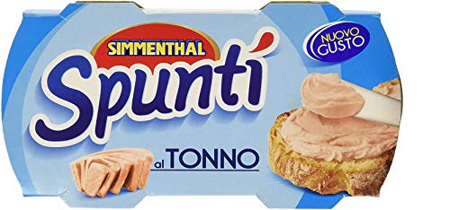 12x Simmenthal Spuntì al Tonno Thunfisch streichbarer Snack ( 2 x 84g ) 100% italienisch von Simmenthal