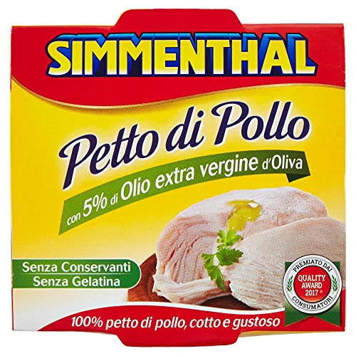 3x Simmenthal Petto di Pollo con Olio extra vergine di oliva Hähnchenbrust mit Nativem Olivenöl Gr.133 von Simmenthal