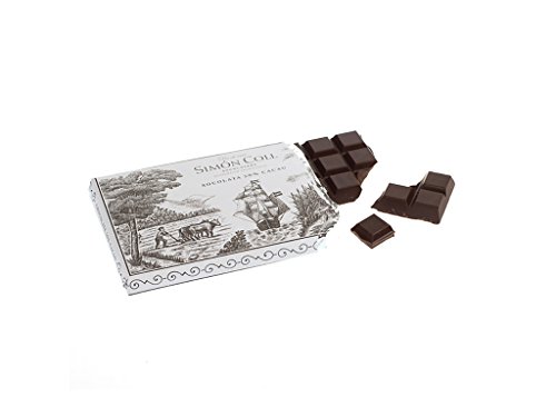 Simón Coll Nostalgietafel Zartbitter 50% 200 g von CHOCOLATES SIMON COLL