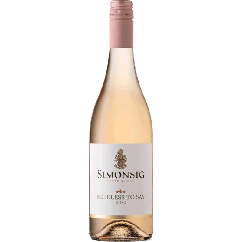 Simonsig Needless to Say Rosé, WO Coastal Region, Western Cape, 2024, Roséwein von Simonsig, Kromme Rhee Rd, 7605 Stellenbosch, Südafrika / CAPREO GmbH- Gildeweg 10- 46562 Voerde- Deutschland