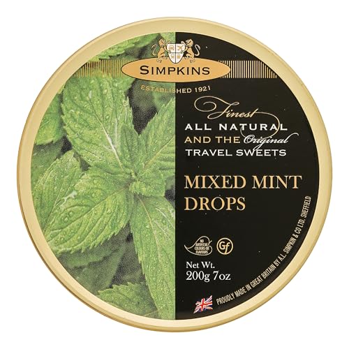 Simpkins Mixed Mint Travel Sweets, 1er Pack (1 x 200 g) von Simpkins