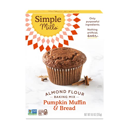 Simple Mills - Natürlich Gluten-Freies Mandel-Mehl-Mischung Kürbis-Muffin - 9 Unze. von Simple Mills