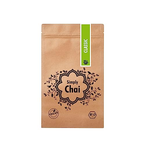 Simply Chai | Classic | Bio | Vegan | Lactosefrei | Fair Trade | 1kg Packung | Chai Pulver für einen leckeren Chai Tee / Chai Latte von Simply Chai