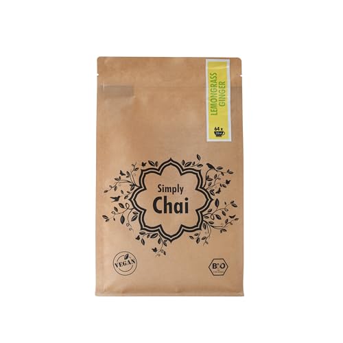 Simply Chai Ginger Lemongrass - Limited Summer Edition - Bio & Vegan 1000g Beutel von Simply Chai