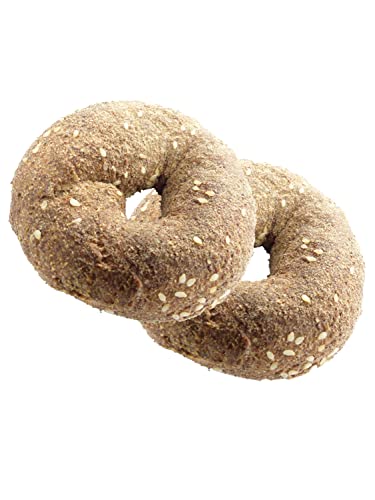 Simply Keto 12x Frische Sesam-Bagel - Sättigend & Proteinreich - Nur 1,5g Kohlenhydrate auf 100g - Geeignet für Lower Carb*, Paleo & ketogene Ernährung - Glutenfrei & Lactosefrei - 12er Pack von Simply Keto