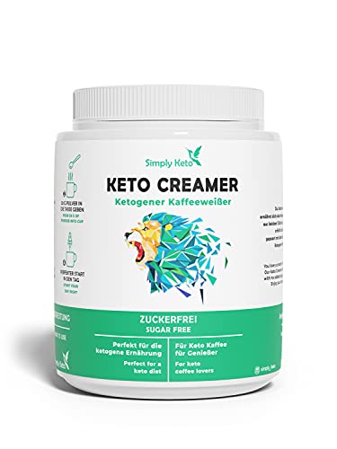 Simply Keto Keto Creamer Vorratsdose 450g - Ohne Zuckerzusatz ketogener Kaffeeweißer für leckeren Milchkaffee - Mit Kokosöl & Weidebutter - Ohne Zucker & Kohlenhydrate - Optimiert für Geschmack Simply Keto Keto Creamer Vorratsdose 450g - Ohne Zuckerzusatz ketogener Kaffeeweißer für leckeren Milchkaffee - Mit Kokosöl & Weidebutter - Ohne Zucker & Kohlenhydrate - Optimiert für Geschmack von Simply Keto