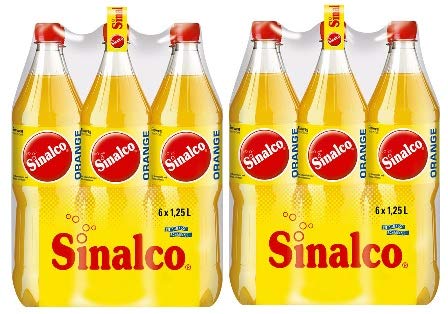 12 Flaschen Sinalco Orange a 1,25 L inc. EINWEG Pfand von Sinalco
