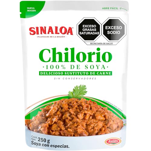 Chilorio Sinaloa Soja Vegan Friendly 250g (2 Stück) von Sinaloa