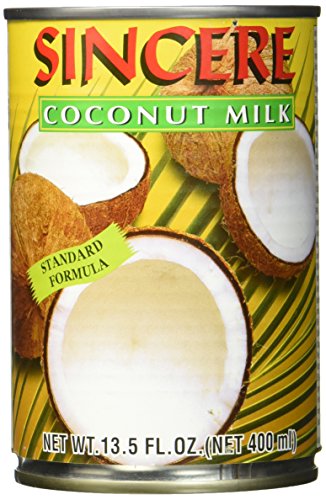 Sincere kokosmilch 18% Fett, 12er Pack (12 x 400 ml) von Sincere