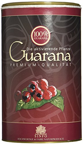 Sinfo Bio-Guaranapulver aus Brasilien, aktivierend, 1er Pack (1 x 500 g) - Bio von Sinfo