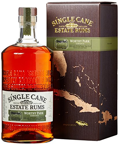 Single Cane Estate Rums Worthy Park Jamaica mit Geschenkverpackung (1 x 1 l) von Síngle Cane