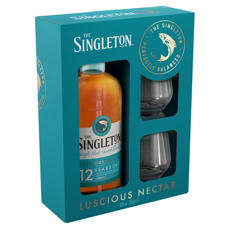 The Singleton of Dufftown 12 Jahre Set mit 2 Gläsern 0,7 L 40% The Singleton of Dufftown 12 Jahre Set mit 2 Gläsern 0,7 L 40% von Singleton