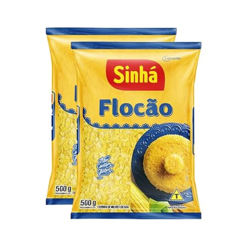 Pack Flocão Farinha de Milho Flocada Sinhá 2x 500g Pack Flocão Farinha de Milho Flocada Sinhá 2x 500g von Sinhá