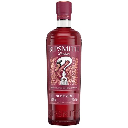 Sipsmith Sloe Gin, Handgepflückte Schlehen, Angesetzt im London Dry Gin, für ein fruchtig-herbes Aroma, 29% Vol, 500 ml Einzelflasche Sipsmith Sloe Gin, Handgepflückte Schlehen, Angesetzt im London Dry Gin, für ein fruchtig-herbes Aroma, 29% Vol, 500 ml Einzelflasche von Sipsmith