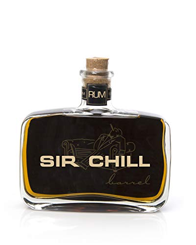 SIR CHILL Barrel Rum, belgischer Premium Rum mit feinem Tabak Aroma, handcrafted Ron, Aperitif, Digestif & für Cocktails, 37,78%, 0,5l von SIR CHILL