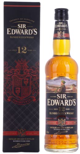 Sir Edward's 12 Years Old Blended Scotch Whisky 40% Vol. 0,7l in Geschenkbox von Sir Edward's