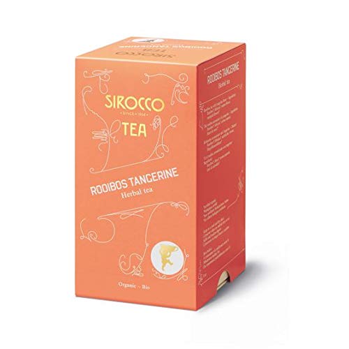 Sirocco Tee - Rooibos Tangerine Bio-Rotbusch-Tee mit Tangerine - 3 x 20 Teebeutel (60 Teebeutel) von Sirocco Tee