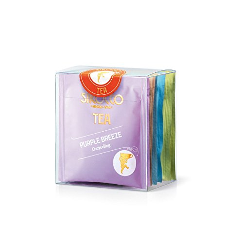 Sirocco Tee | Bio Classic Tea Selection | Organic | 4 Bestseller klassicher Tees | Purple Breeze | Ceylon Sunrise | Gentle Blue | Japanese Sencha | insgesamt 19 g von Sirocco