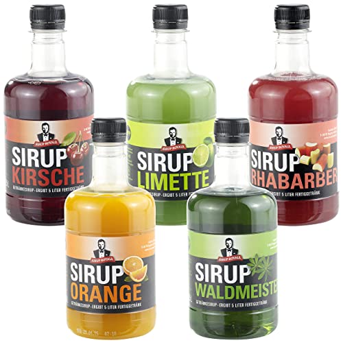 Sirup Royale Probierpaket, 6 Geschmacksrichtungen, je 0,5 Liter, PET von Sirup Royal