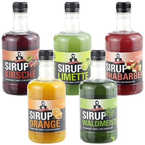 Sirup Royale Probierpaket, 6 Geschmacksrichtungen, je 0,5 Liter, PET Sirup Royale Probierpaket, 6 Geschmacksrichtungen, je 0,5 Liter, PET von Sirup Royal
