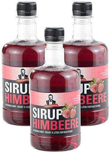 Sirup Royale mit Himbeer-Geschmack, 3x 0,5 Liter, PET-Flaschen von Sirup Royal