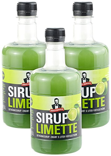 Sirup Royale mit Limetten-Geschmack, 3x 0,5 Liter, PET-Flaschen von Sirup Royal