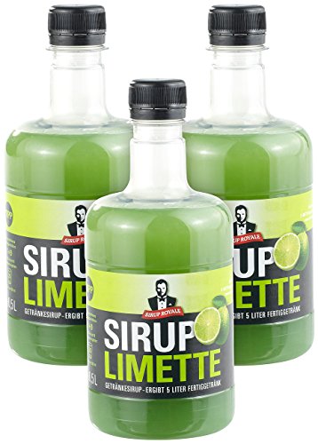 Sirup Royale mit Limetten-Geschmack, 3x 0,5 Liter, PET-Flaschen Sirup Royale mit Limetten-Geschmack, 3x 0,5 Liter, PET-Flaschen von Sirup Royal