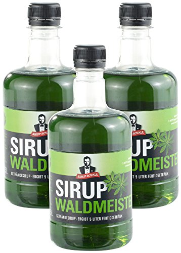 Sirup Royale mit Waldmeister-Geschmack, 3x 0,5 Liter, PET-Flaschen von Sirup Royal