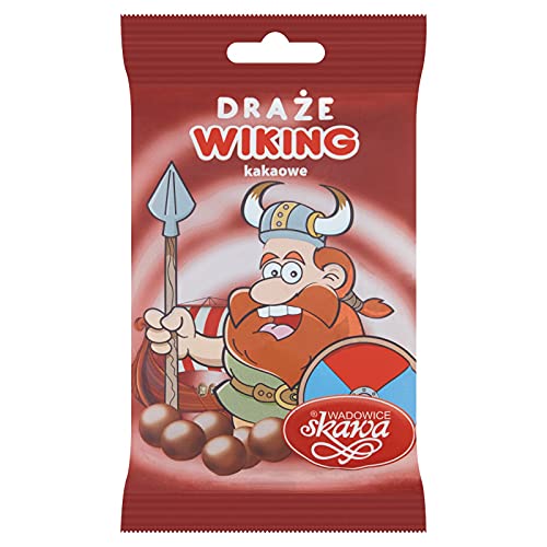 20x Skawa Kakao-Dragees ''Draze Wiking'' 70g (Karton) von Skawa