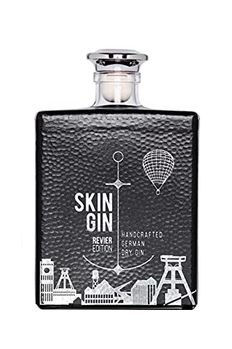 Skin Gin | Handcrafted German Gin | Revier-Edition | Vermählung hochwertigster Zutaten aus der Region sowie der Welt | u.a Koriander-Grapefruit-Limetten | 42% | 500ML von Skin Gin