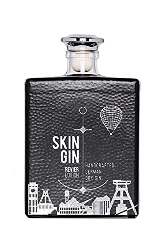 Skin Gin | Handcrafted German Gin | Revier-Edition | Vermählung hochwertigster Zutaten aus der Region sowie der Welt | u.a Koriander-Grapefruit-Limetten | 42% | 500ML von Skin Gin