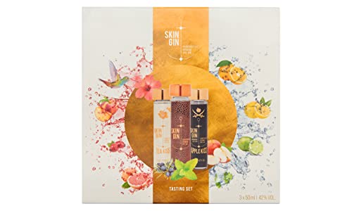 Skin Gin | Handcrafted German Gin | Tasting Set mit 3 x 50ml Probiergrößen | Manufaktur aus dem Alten Land | 42% Skin Gin | Handcrafted German Gin | Tasting Set mit 3 x 50ml Probiergrößen | Manufaktur aus dem Alten Land | 42% von Skin Gin