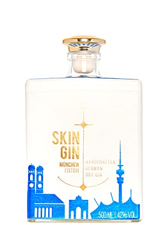 Skin Gin | Handcrafted Premium German Gin | München Edition | Gin aus der Manufaktur | 42 % | 500ML von Skin Gin