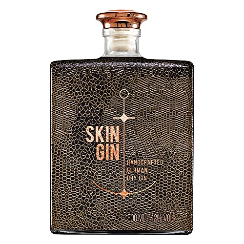Skin Gin | Handcrafted German Gin | Reptile Brown, Manufaktur Gin aus dem Alten Land | Koriander-Grapefruit-Limetten | 42% 500ML von Skin Gin