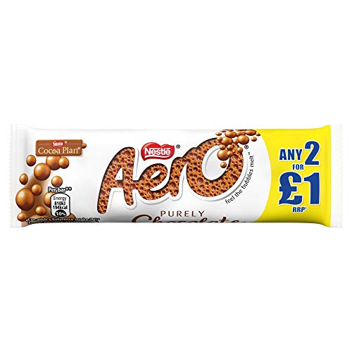 Aero Bubbly Milk 2 / £ 1 Sgl x 24 x 1 Kinderpartysüßigkeiten Schokolade von Skippys