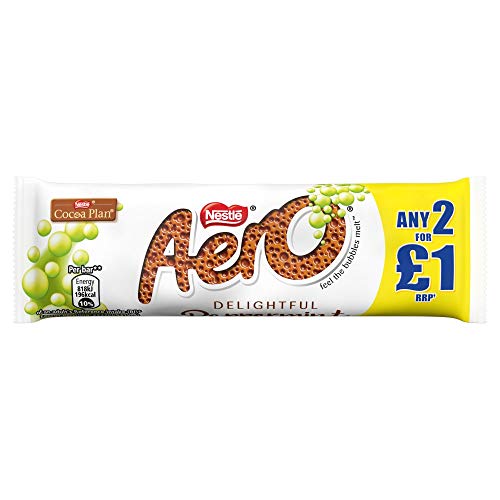 Aero Pfefferminz 2Für 1 € Bar x 24 x 1 Kinderpartysüßigkeiten Schokolade von Skippys