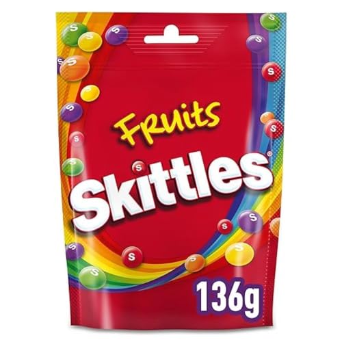 Skittles Fruits, fruchtige Kaubonbons, 136g (1x15 Bags) von Skittles