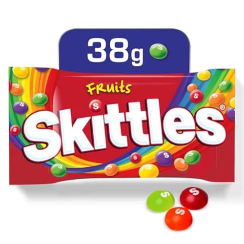 Skittles Beutel mit Bonbonbeschichteten Kaulinsen Obst, 38 g Skittles Beutel mit Bonbonbeschichteten Kaulinsen Obst, 38 g von Skittles