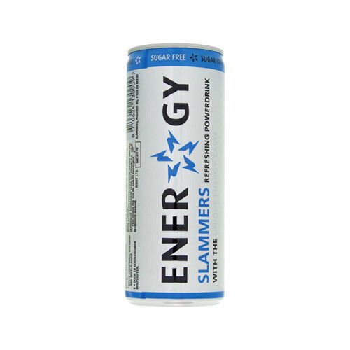 Slammers Energy Drink Sugarfree 96 x 0,25l Dose XXL-Paket (Zuckerfrei, Light) von COXZD