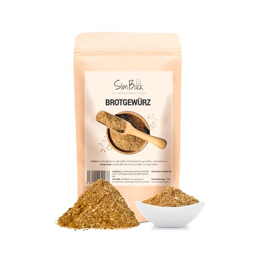 Premium Brotgewürz - Kernig aromatische Brot Gewürzmischung für den typischen Geschmack - Selber Backen ohne Zusatzstoffe | 100% natürlich | Klassische Mischung - Koriander Fenchel Kümmel Anis - 100g von SlimBack