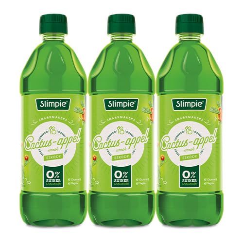 Slimpie - Kaktus Apfel Limonaden-Sirup - 3x 650ml von Slimpie