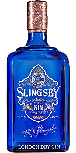 Slingsby London Dry Gin - Preisgekrönter Premium-Gin mit botanischen Produkten aus der Region und Harrogate Quellenwasser - 0,7L (42% Vol) von Slingsby
