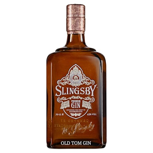 Slingsby Old Tom Gin - Aromatisierter Gin mit Süßholzwurzel: Hergestellt aus regionalen, botanischen Produkte und angereichert mit Yorkshire-Lakritz- 0,7L (43% Vol) von Slingsby