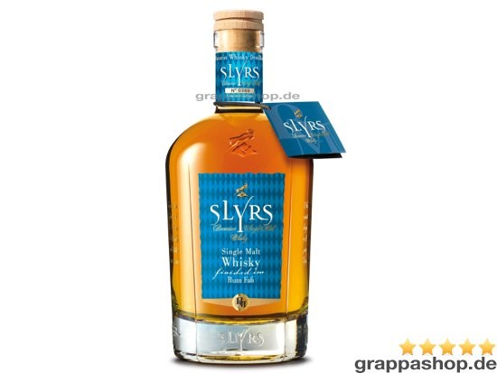 Slyrs - Single Malt Whisky gefinished im Rum-Fass  0,7 l von Slyrs Destillerie