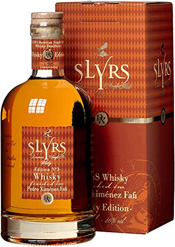 SLYRS Bavarian Single Malt Whisky Pedro Ximenez Finishing 46 percent (1 x 0.7 l) limitierte Edition von SLYRS