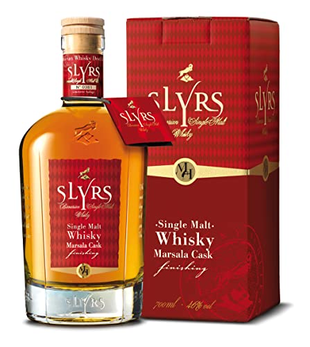 Slyrs Bavarian Single Malt Whisky Edition No. 1 Marsala Fass mit Geschenkverpackung (1 x 0.7 l) von SLYRS