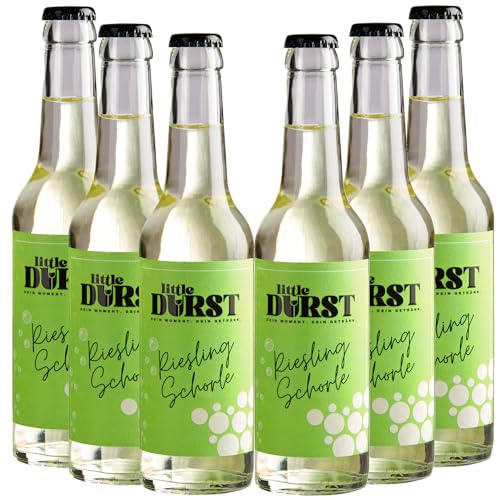 Smart-Planet - 6er Pack Riesling Schorle 0,33ltr Little Durst aus Rheinhessen - Wein und Wasser gemischt von Smart-Planet