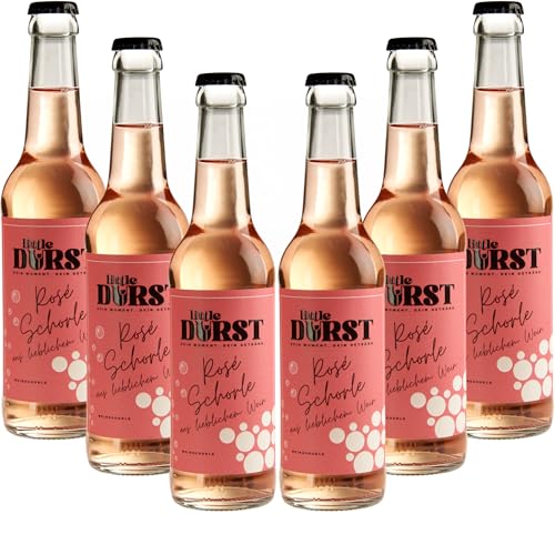 Smart-Planet - 6er Pack Rose Schorle 0,33ltr süß & fruchtig - Little Durst aus Rheinhessen - Wein und Wasser gemischt Smart-Planet - 6er Pack Rose Schorle 0,33ltr süß & fruchtig - Little Durst aus Rheinhessen - Wein und Wasser gemischt von Smart-Planet