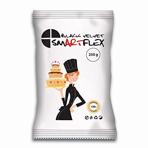 SmartFlex Fondant Black Velvet, 250 g von SmartFlex