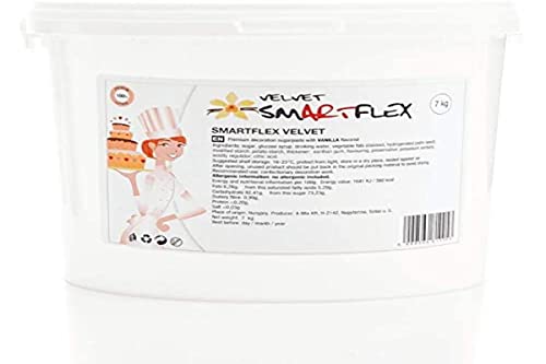 SmartFlex Fondant Velvet Vanilla, 7 kg von SmartFlex